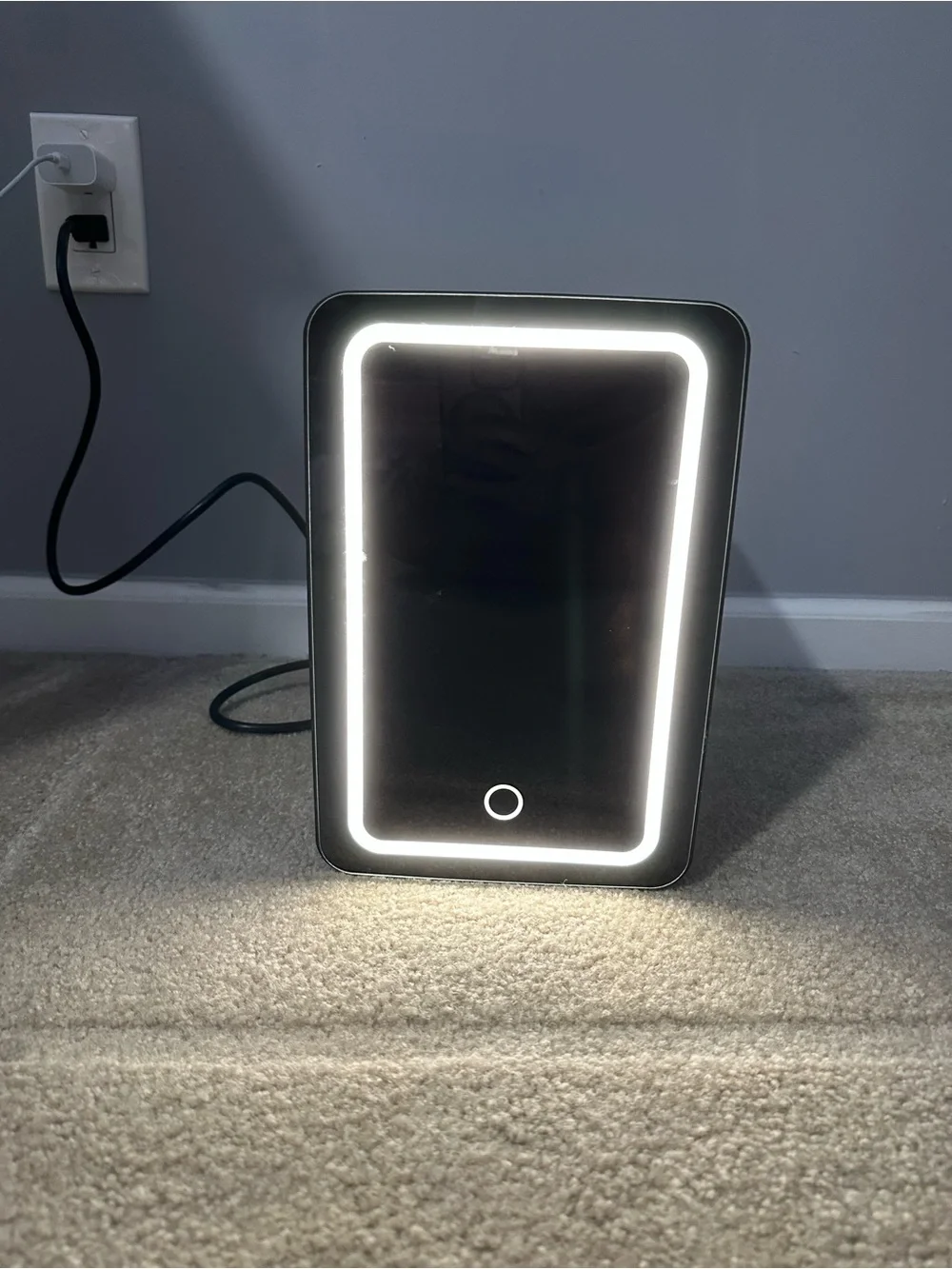 Skincare mini fridge